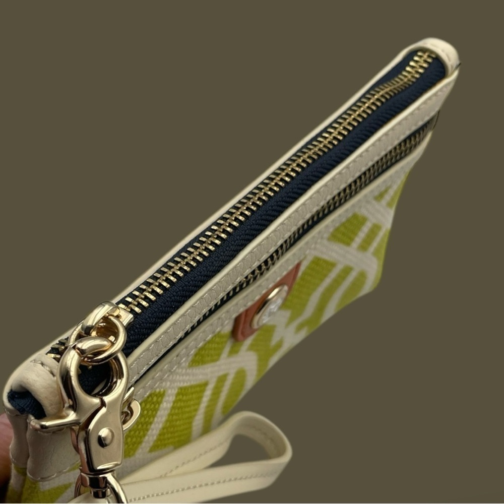 Spartina 449 Hayward Tassel Wristlet 
(Tassel Zipper Pull not included) Green - Picture 11 of 15